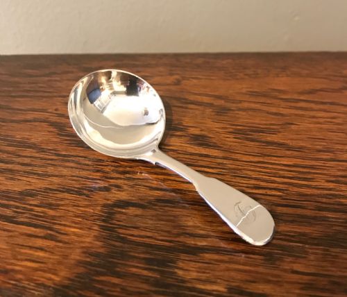 George IV Solid Silver Caddy Spoon