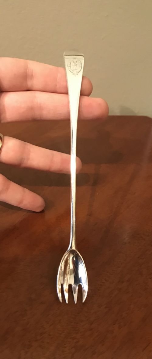 William IV Silver Pickle Fork, 1833