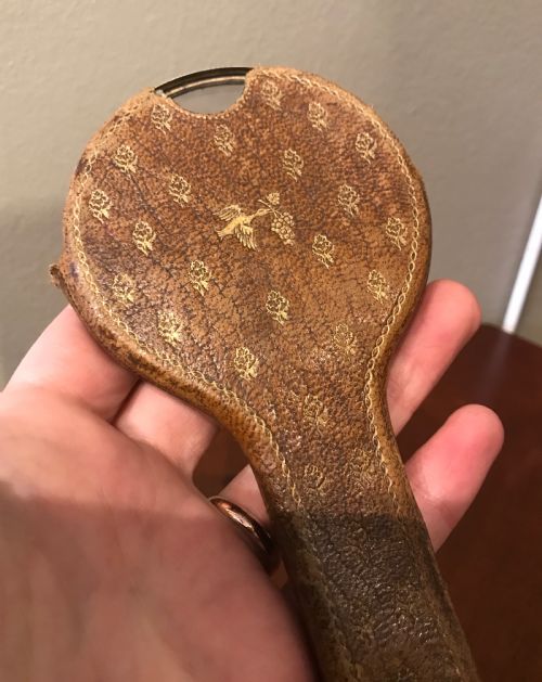 fig 1. Wonderful Silver Gilt Magnifying Glass by Boin Taburet