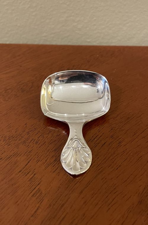Pretty George V Silver Caddy Spoon