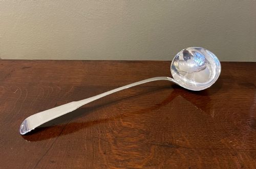 Large George III Scottish Silver Ladle, 1817