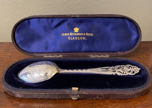 Edwardian Solid Silver Spoon, 1909