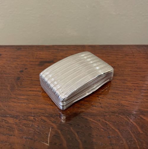 George III Solid Silver Snuff Box, 1807