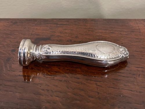 Edwardian Silver Wax Seal, Chester 1910