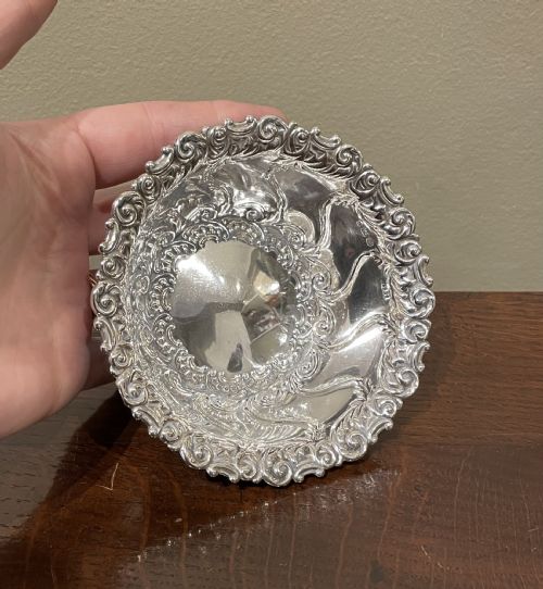 Pretty Victorian Silver Bowl