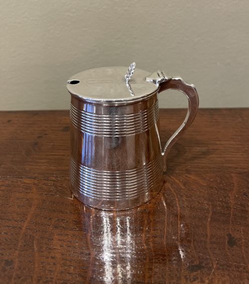 George III Silver Tankard Mustard Pot
