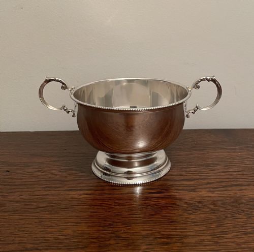 George V Solid Silver Sugar Basin