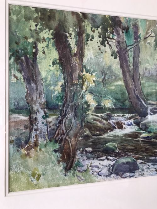 fig 2. William Hoggatt watercolour, Colby Glen, Isle of Man