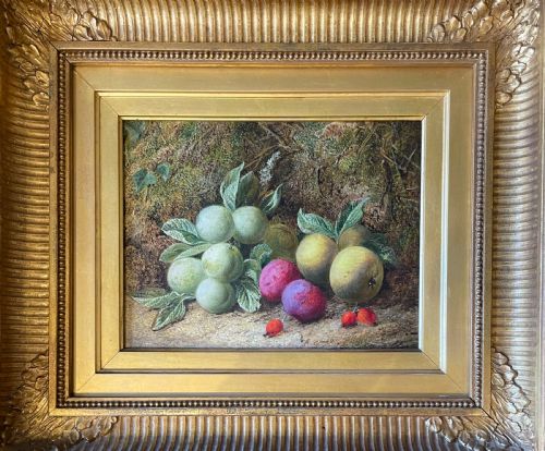 fig 1. George Clare (1835-1890) Still Life Oil Painting