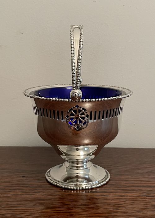 Good George V Silver Basket, Chester