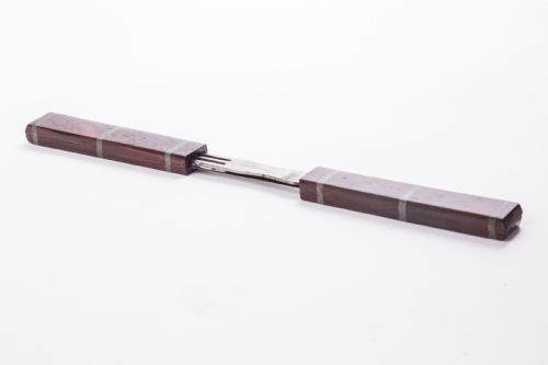 19th Century Rosewood Campaign Cutlery by Wragg