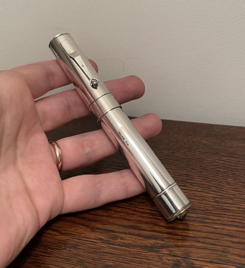 George VI Solid Silver Doctors Torch