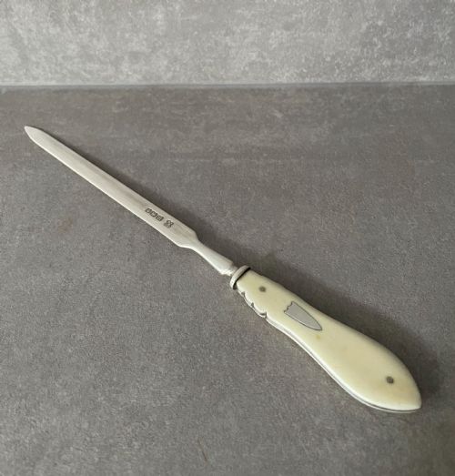 Edwardian Silver Letter Opener, 1904