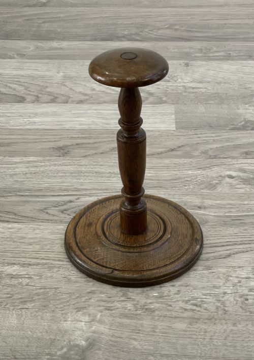 Georgian Oak Wig Hat Stand
