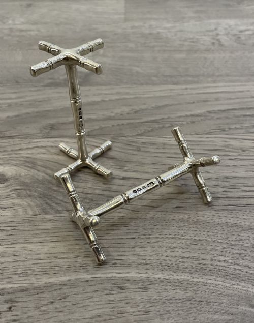 Pair of Victorian Solid Silver Knife Rests
