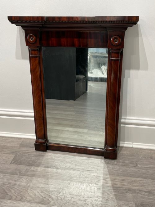 Superb Regency Mahogany Pier Mirror