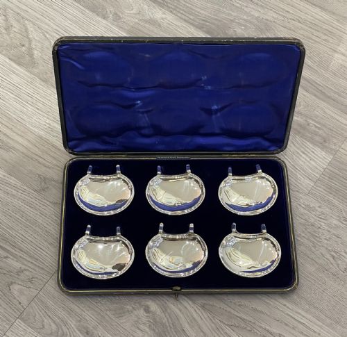 Set of Edwardian Solid Silver Pip Trays