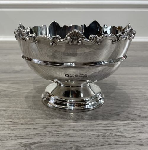 Solid Silver Rose Bowl by Mappin and Webb