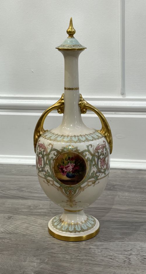 George V Royal Worcester Vase, 1921