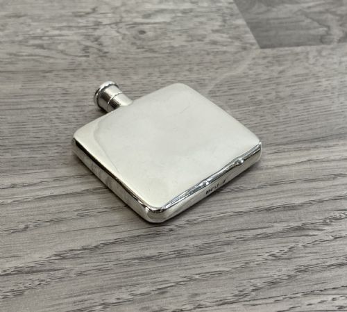 George V Small Silver Ladies Hip Flask
