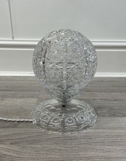 Cut Glass Table Lamp, Circa 1930