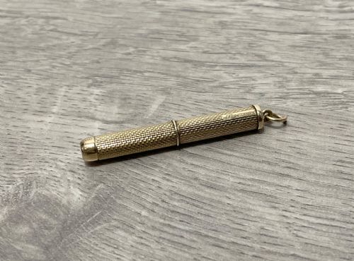 Quality 9ct Gold Cigar Piercer by Cohen & Charles