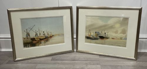 Pair of Watercolours by John Hobson Nichsolon (1911-1988)