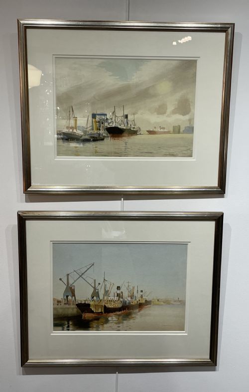 fig 5. Pair of Watercolours by John Hobson Nichsolon (1911-1988)