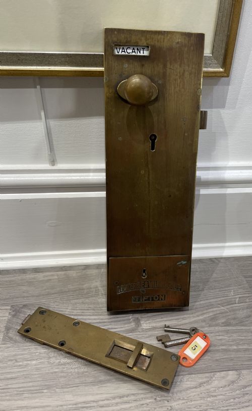 Lockerbie & Wilkinson Brass Toilet Lock