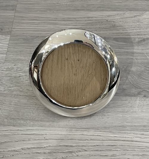 George V Solid Silver Circular Photo Frame
