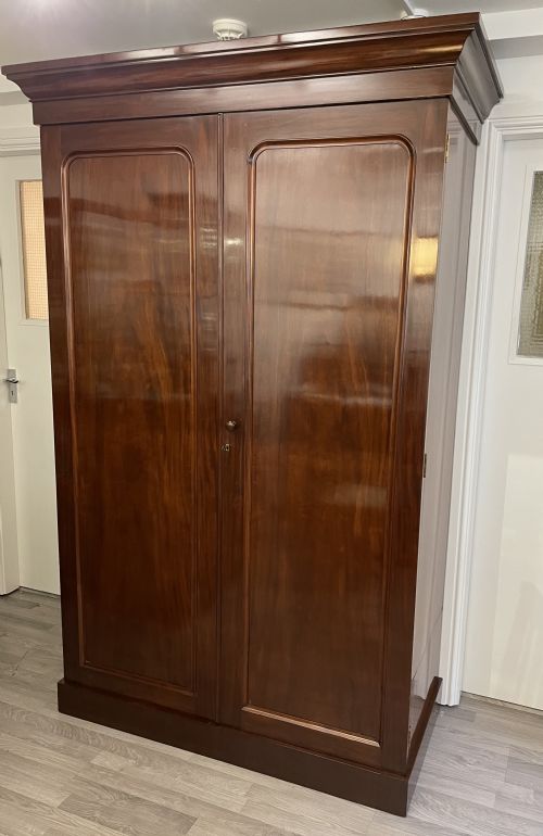 Victorian Mahogany Wardrobe by Heal & Sons