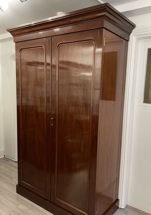 fig 2. Victorian Mahogany Wardrobe by Heal & Sons