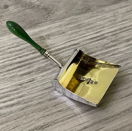 Stunning George III Silver Caddy Spoon, Good Size