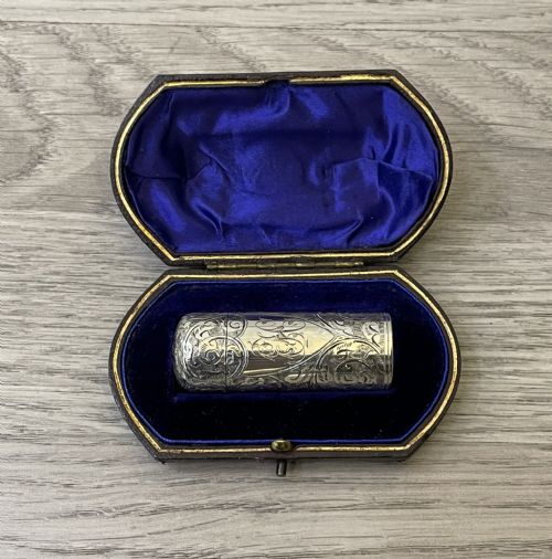 Victorian Silver Scent Bottle by Hilliard & Thomason