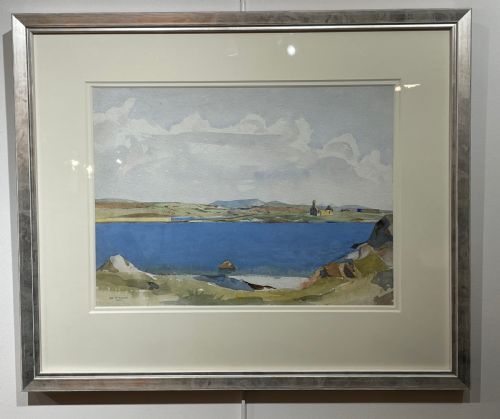 John Hobson Nicholson, Isle of Man Watercolour, Langness