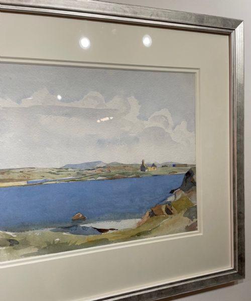 fig 1. John Hobson Nicholson, Isle of Man Watercolour, Langness