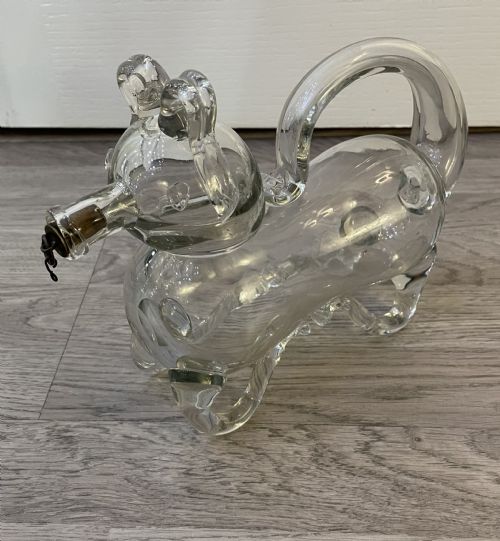 19th Century Gin Pig Decanter
