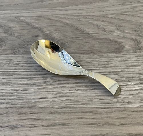George III Irish Silver Caddy Spoon, C1790, Dublin
