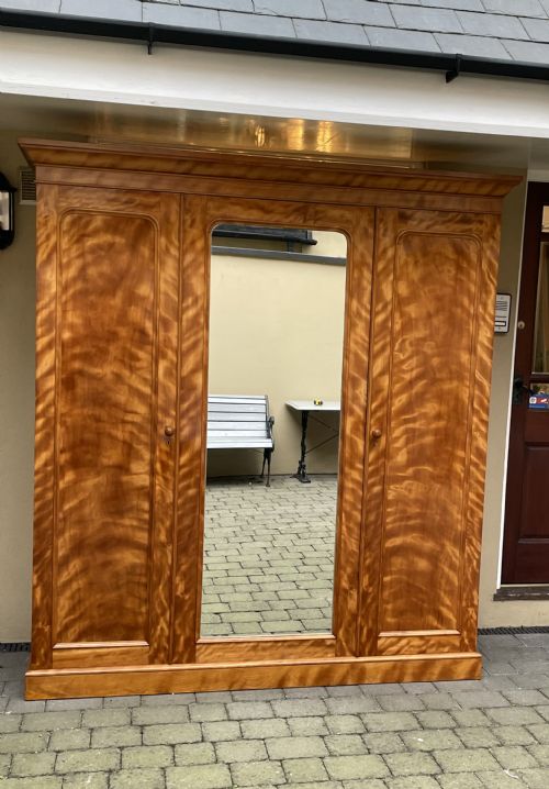 Impressive Victorian Triple Wardrobe by Heal & Sons