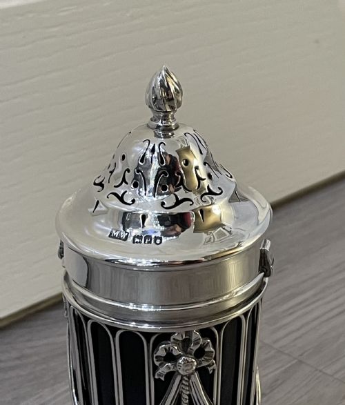fig 1. Quality Edwardian Silver Sugar Caster, 1910