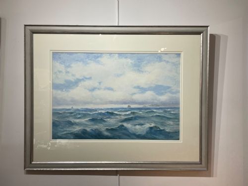 JAMES AITKEN MARINE WATERCOLOUR - ADDITIONAL PHOTO 1