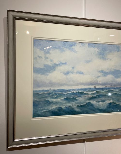 JAMES AITKEN MARINE WATERCOLOUR - ADDITIONAL PHOTO 3