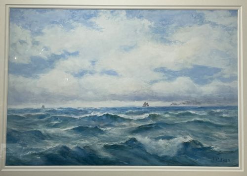 JAMES AITKEN MARINE WATERCOLOUR - ADDITIONAL PHOTO 6