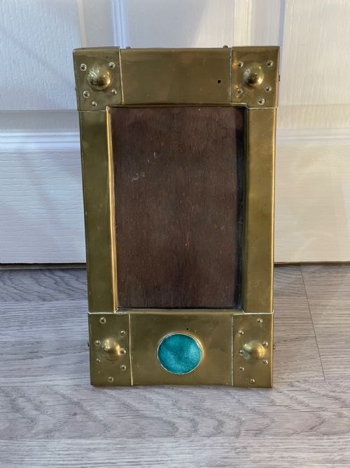Arts & Crafts Brass Photograph Frame