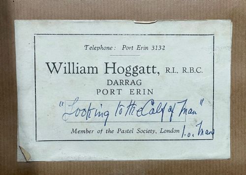 fig 1. William Hoggatt Watercolour, Isle of Man 