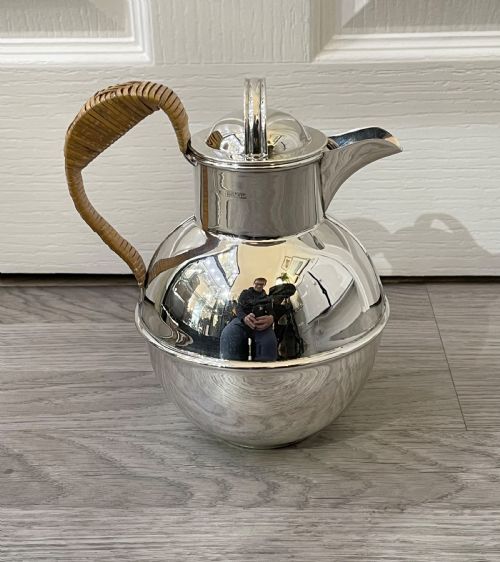 Very Large Silver Guernsey Milk Jug