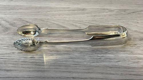 Pair of Victorian Silver Sugar Tongs, Glasgow