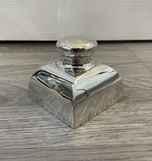 Super Quality Silver Inkwell by William Comyns, 1901