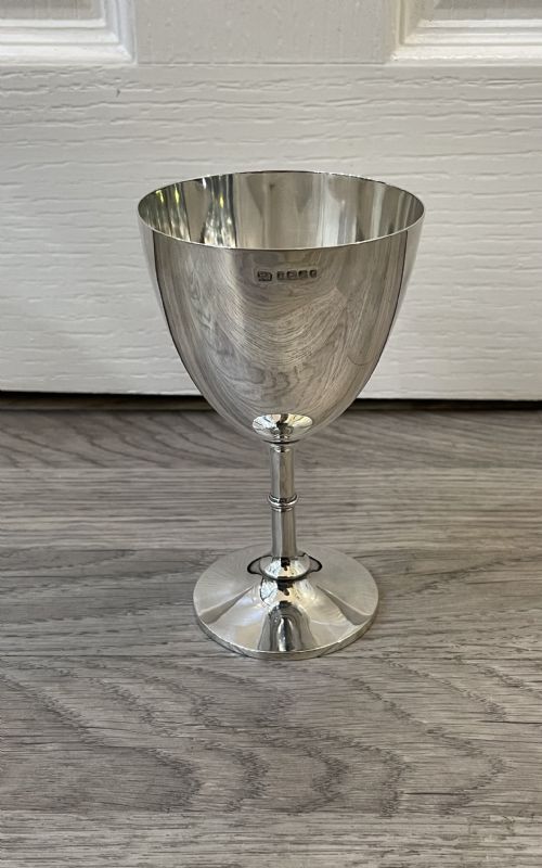 Victorian Solid Silver Goblet, 1879
