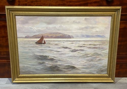 fig 1. Quality Marine Oil Painting by James Aitken
